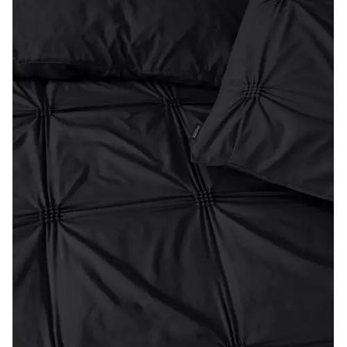 Sleeptime Dekbedovertrek Punch Pintuck Zwart
