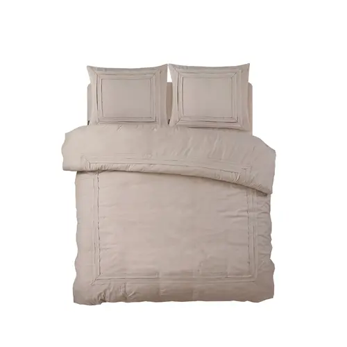 Sleeptime Dekbedovertrek Tailored Taupe Sleeptime Dekbedovertrek Tailored Taupe