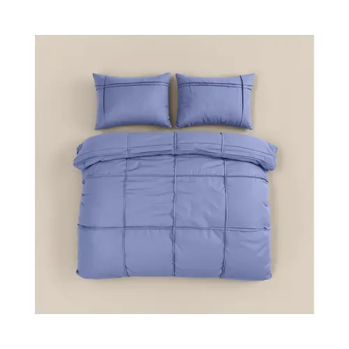 Sleeptime Dekbedovertrek Washed Tufted Blauw Sleeptime Dekbedovertrek Washed Tufted Blauw
