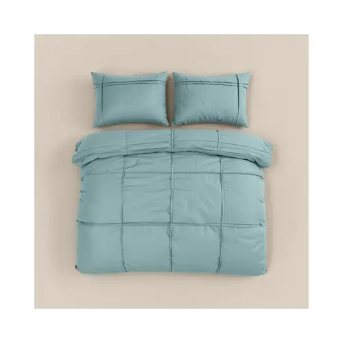 Sleeptime Dekbedovertrek Washed Tufted Groen Sleeptime Dekbedovertrek Washed Tufted Groen