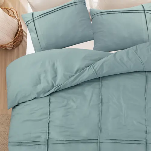 Sleeptime Dekbedovertrek Washed Tufted Groen Sleeptime Dekbedovertrek Washed Tufted Groen