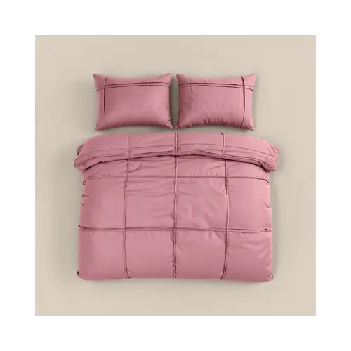 Sleeptime Dekbedovertrek Washed Tufted Roze