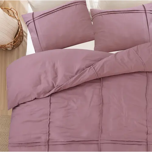 Sleeptime Dekbedovertrek Washed Tufted Roze