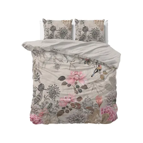 Sleeptime Dekbedovertrek Forest Flowers Crème Sleeptime Dekbedovertrek Forest Flowers Crème