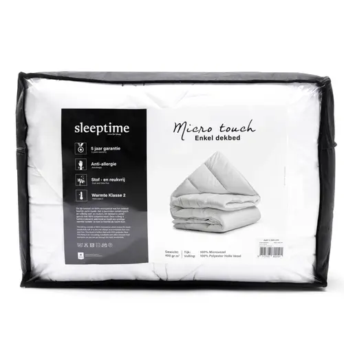 Sleeptime Dekbed Micro Touch Enkel Sleeptime Dekbed Micro Touch Enkel