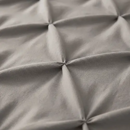 Sleeptime Lazy Dekbed Pintuck Grijs Taupe