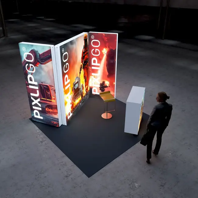 PIXLIP S-09 Beursstand