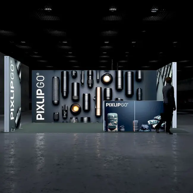 PIXLIP M-02 Beursstand