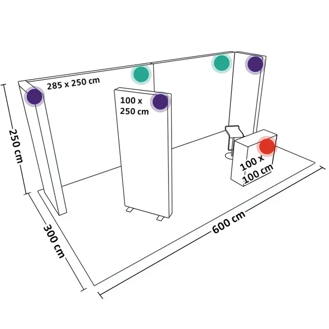 PIXLIP M-08 Beursstand