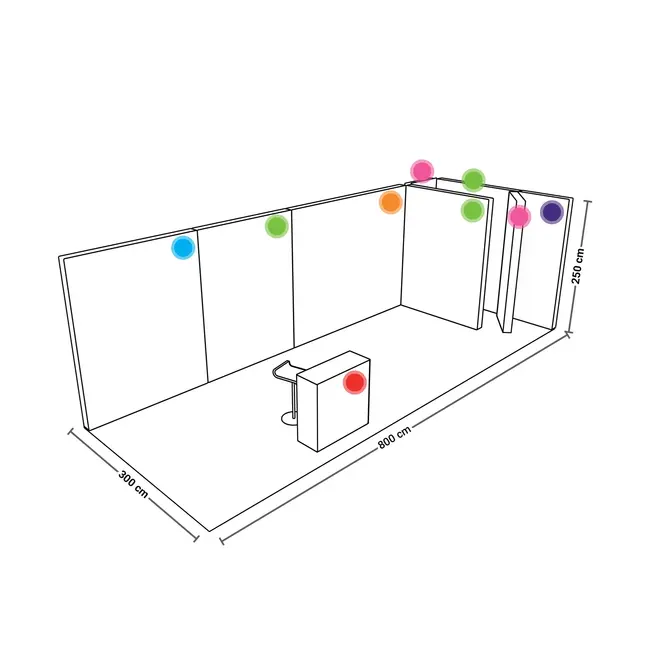 PIXLIP M-18 Beursstand