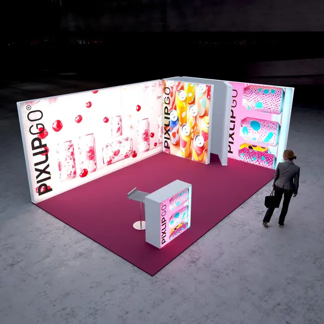 PIXLIP M-21 Beursstand