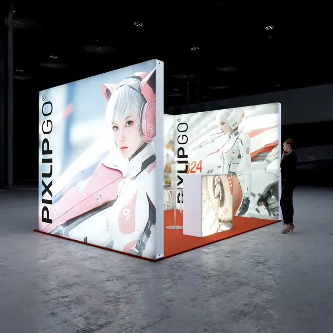 PIXLIP M-23 Beursstand