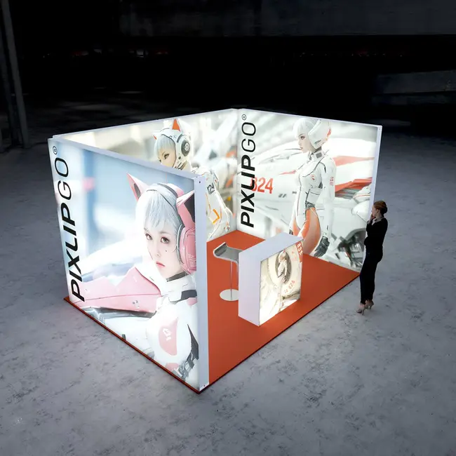 PIXLIP M-23 Beursstand