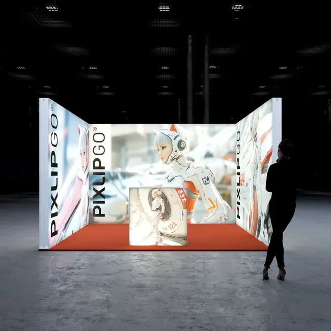 PIXLIP M-23 Beursstand