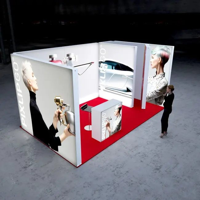 PIXLIP M-27 Beursstand