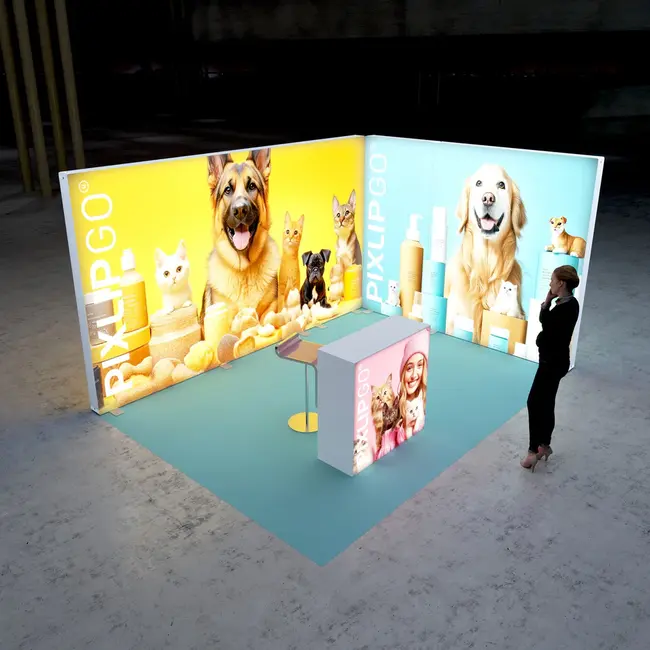 PIXLIP M-30 Beursstand