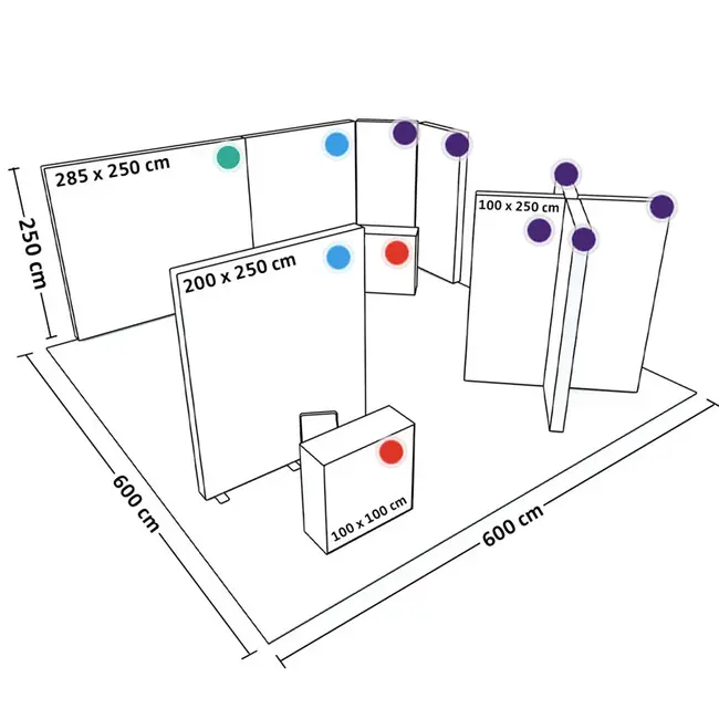 PIXLIP L-08 Beursstand