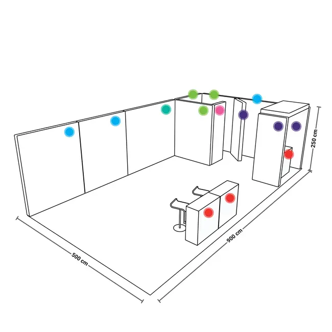 PIXLIP L-50 Beursstand