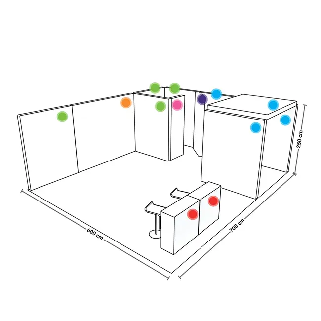 PIXLIP L-53 Beursstand