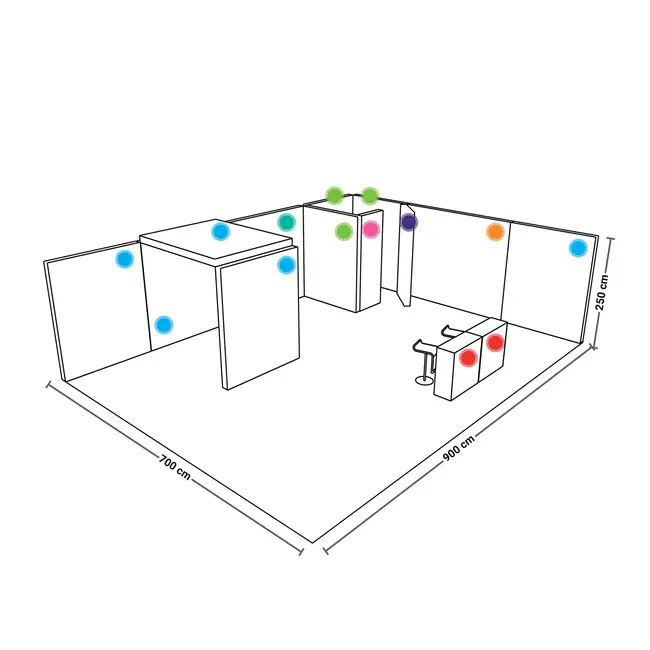 PIXLIP L-60 Beursstand