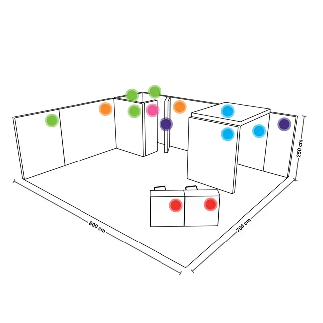 PIXLIP L-63 Beursstand