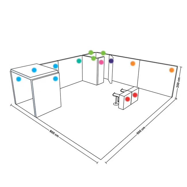 PIXLIP L-65 Beursstand