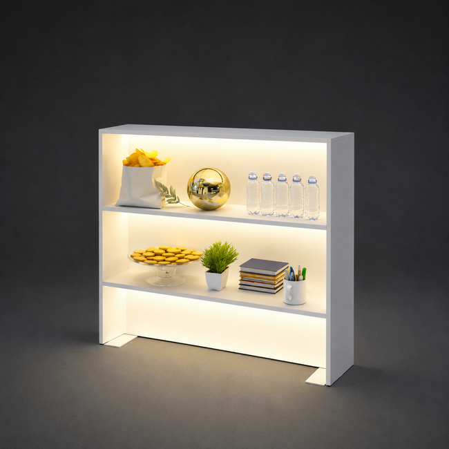 PIXLIP S-01 beursstand huren – compacte verlichte instapstand