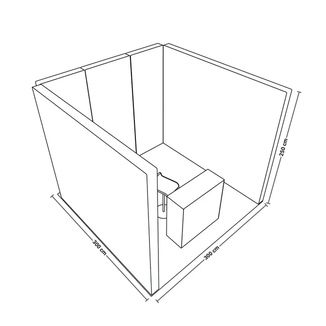 PIXLIP S-10 beursstand huren | Verlichte modulaire LED beursstand met 5 lightboxen