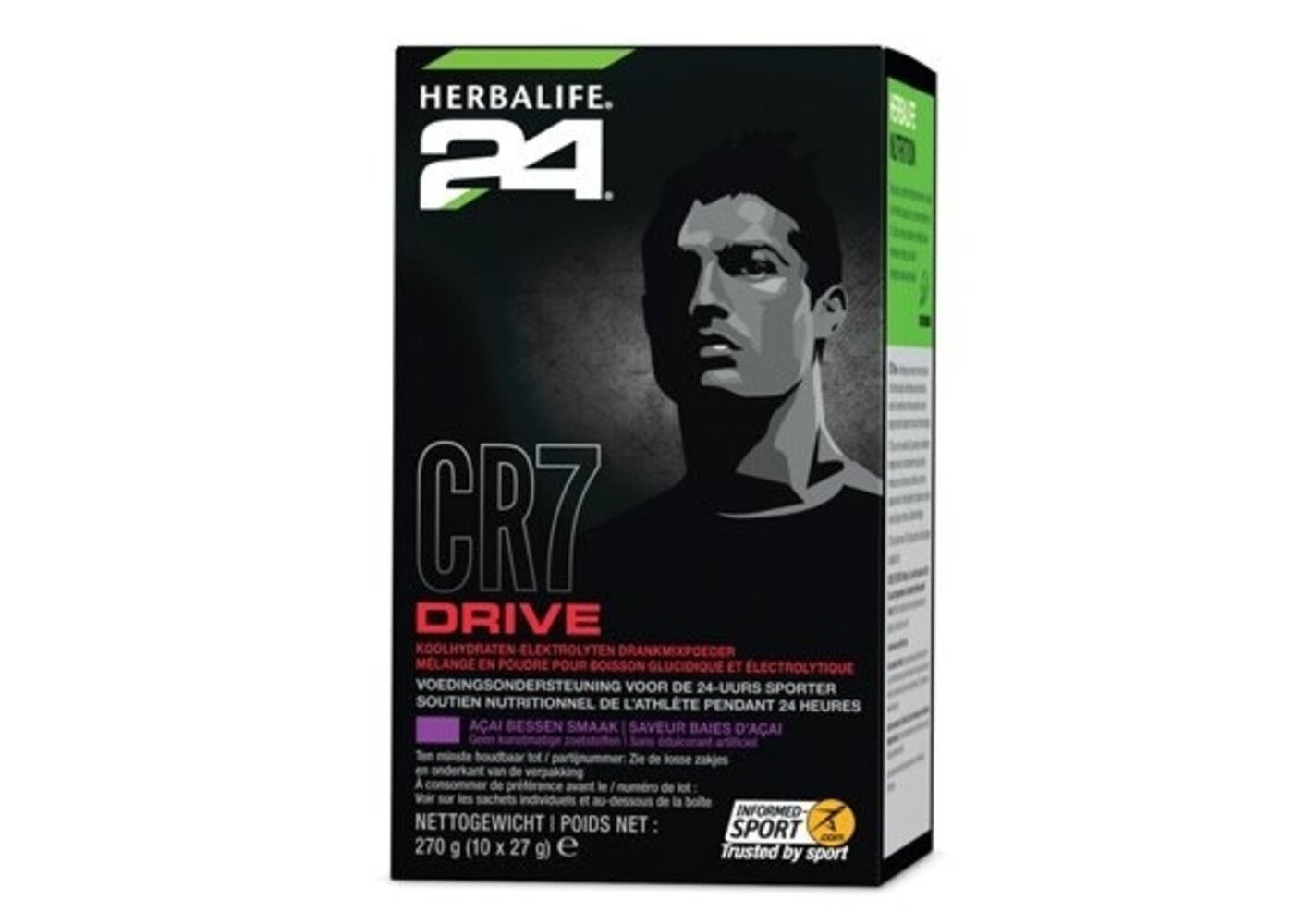 Herbalife Herbalife24 - CR7 Drive sachets Baies d'açai 10 sachets de 27 g