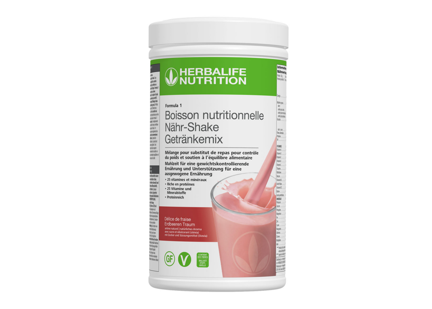 Herbalife F1 Shake Délice de fraise
