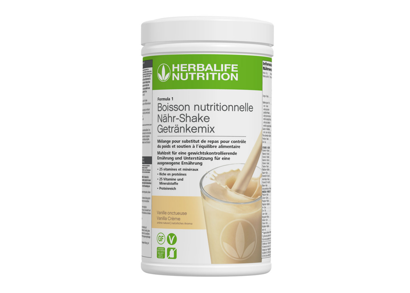 Herbalife F1 Shake Vanille Onctueuse