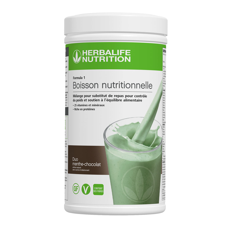 Herbalife F1 Shake Duo menthe-chocolat