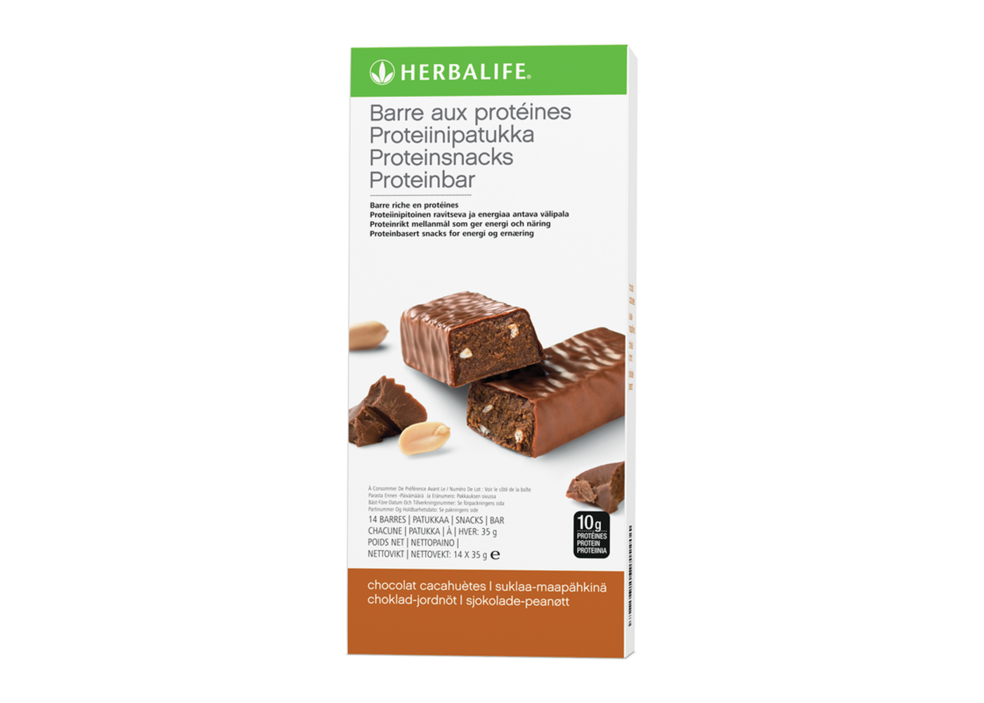 Herbalife Barres aux Protéines Chocolat cacahuètes