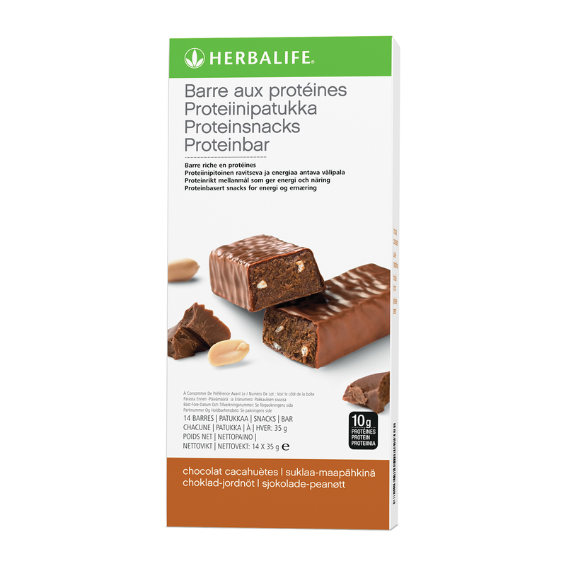 Herbalife Barres aux Protéines Chocolat cacahuètes