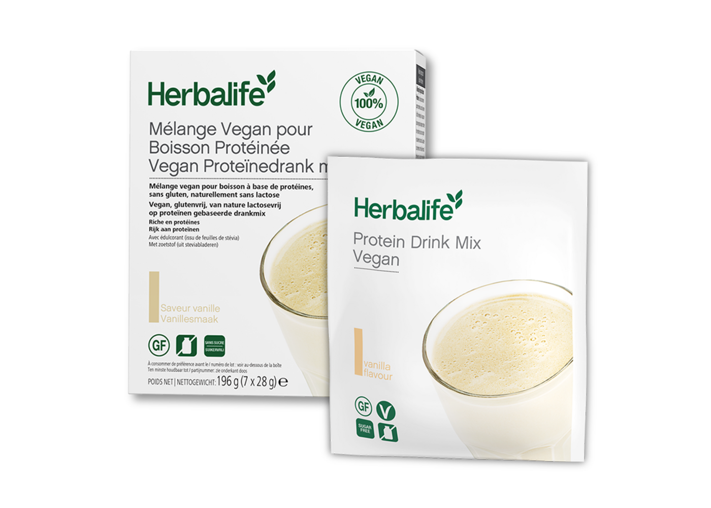 Herbalife Mélange Vegan pour Boisson Protéinée Vanille