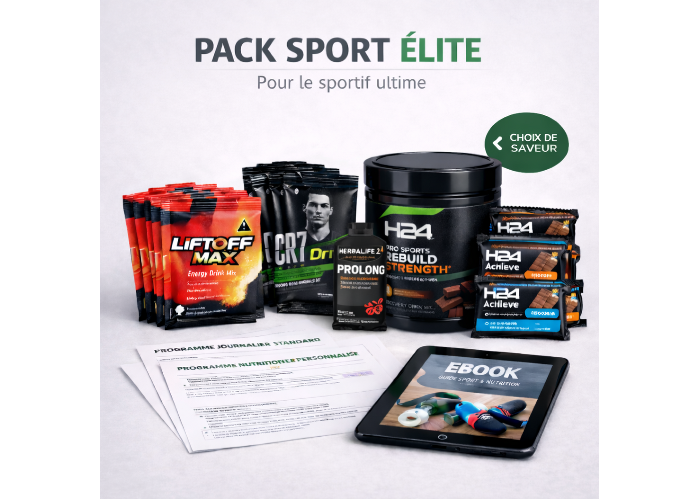 Herbalife Pack Sport Élite + programme personnalisé GRATUIT