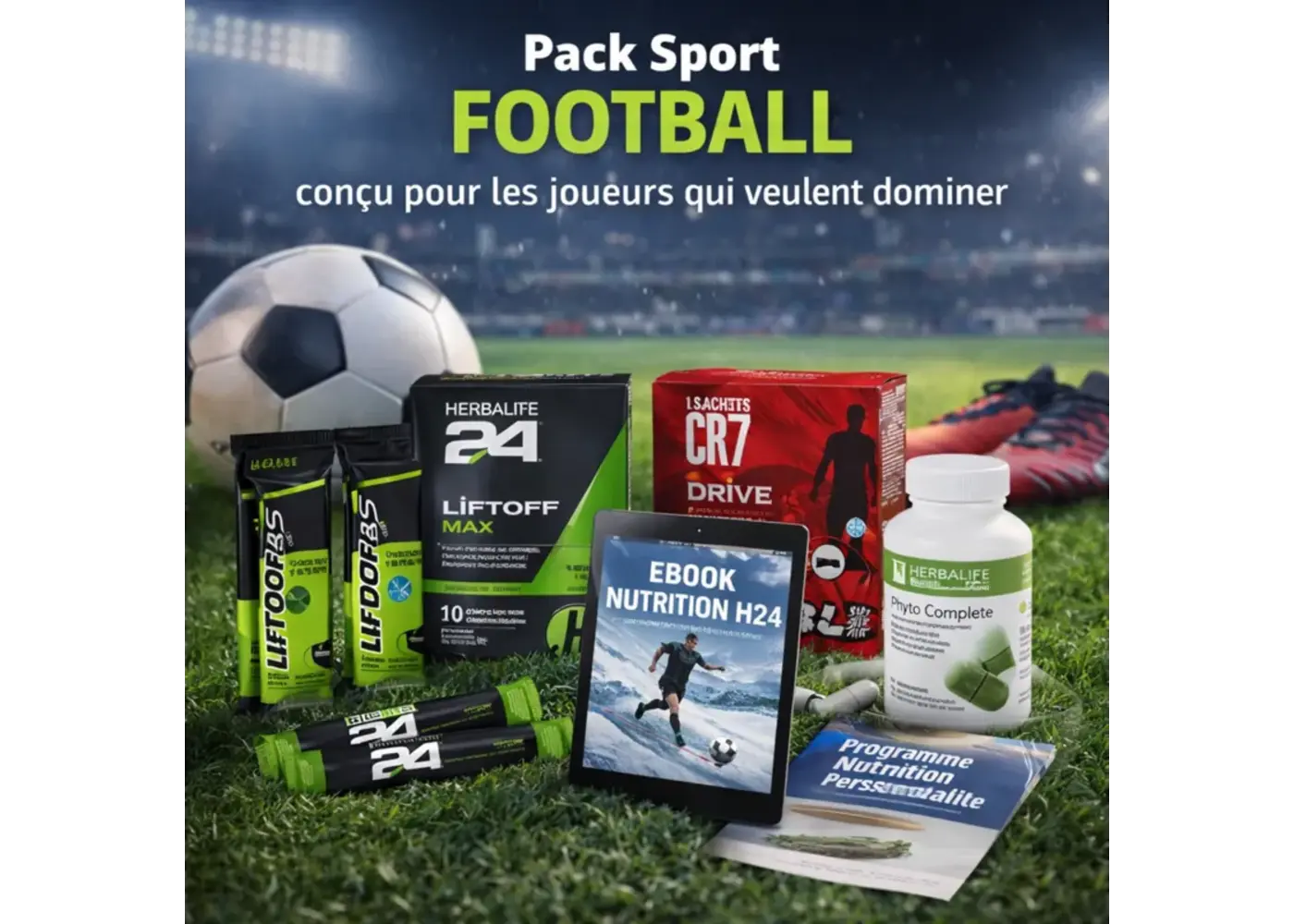 Herbalife Pack Sport Football + E-book Gratuit