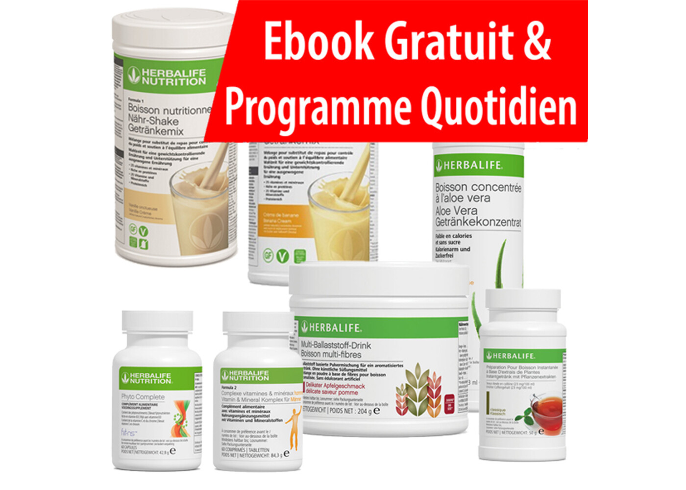 Herbalife Pack minceur mensuel ADVANCED