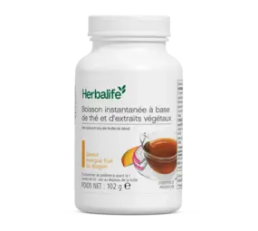 Herbalife Boisson instantanée à base de thé et d'extraits végétaux Saveur mangue fruit du dragon 102 g