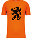 Oranje UNI fanshirt grote leeuw