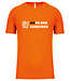 Fanshirt Oranje met tekst "WK er ons gebeuren" | Sportshirt Uni versie in kleur Fluo-Oranje