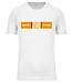Fanshirt oranje baan | Sportshirt Uni versie in kleur Wit.