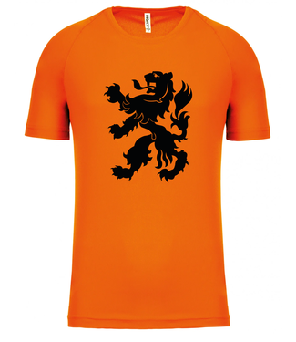 Oranje UNI fanshirt grote leeuw