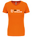 Oranje dames shirt met tekst " WK ons verslaan"