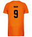 Oranje Fanshirt WK 2026 voor kinderen met tekst "WK niet gaan slapen"