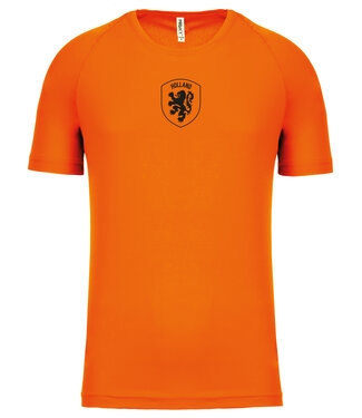 Oranje Fanshirt WK2026 voor kinderen met klein logo