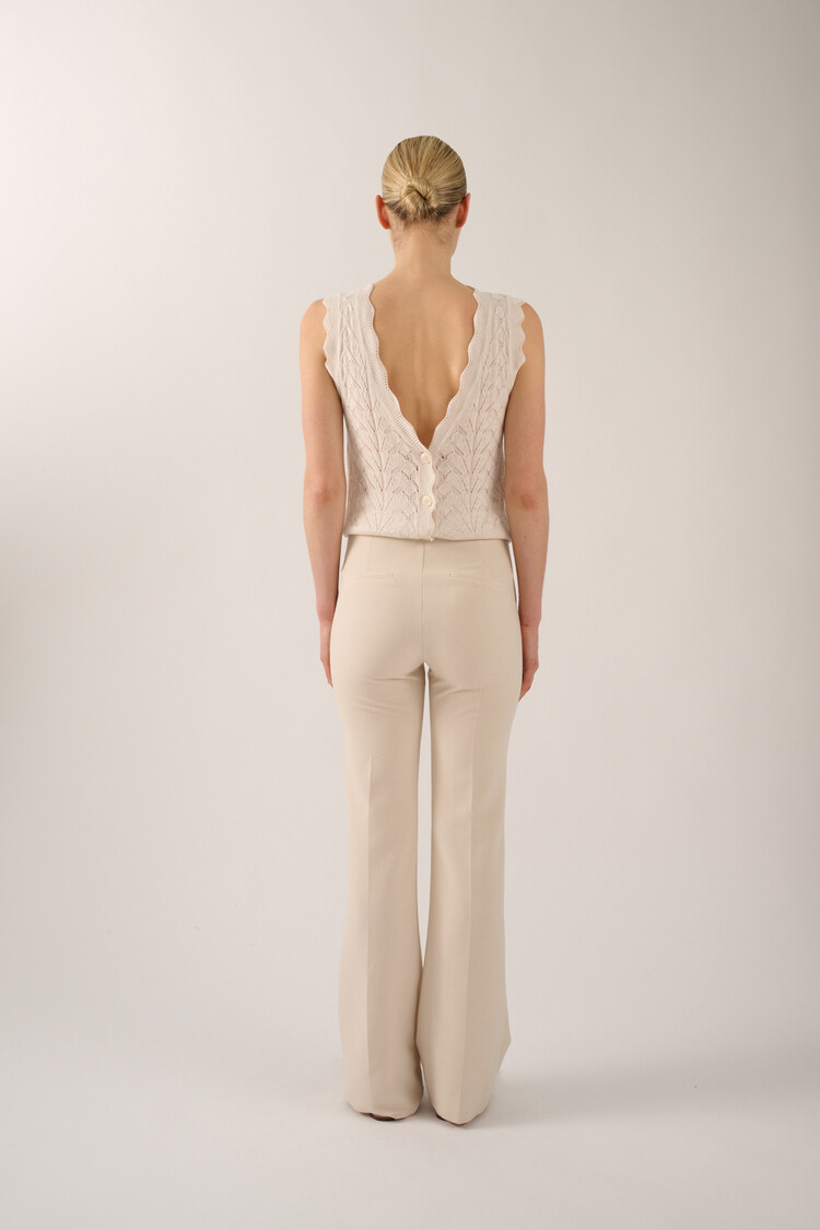 Oscar the Collection LAURE Trousers Ivory