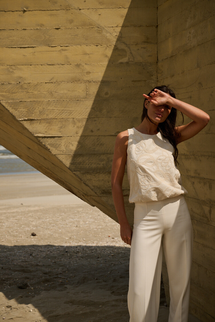 Oscar the Collection TITA Top Ivory