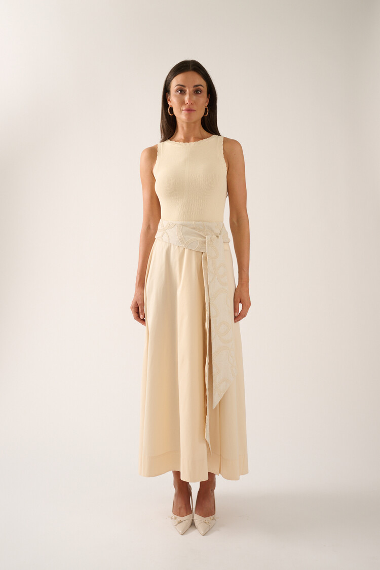 Oscar the Collection TIKA Skirt - Ivory