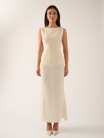 Oscar the Collection LAYALI Dress Ivory